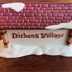 Dept 56 - Dickens’ Village Sign - Hand Painted Porcelain